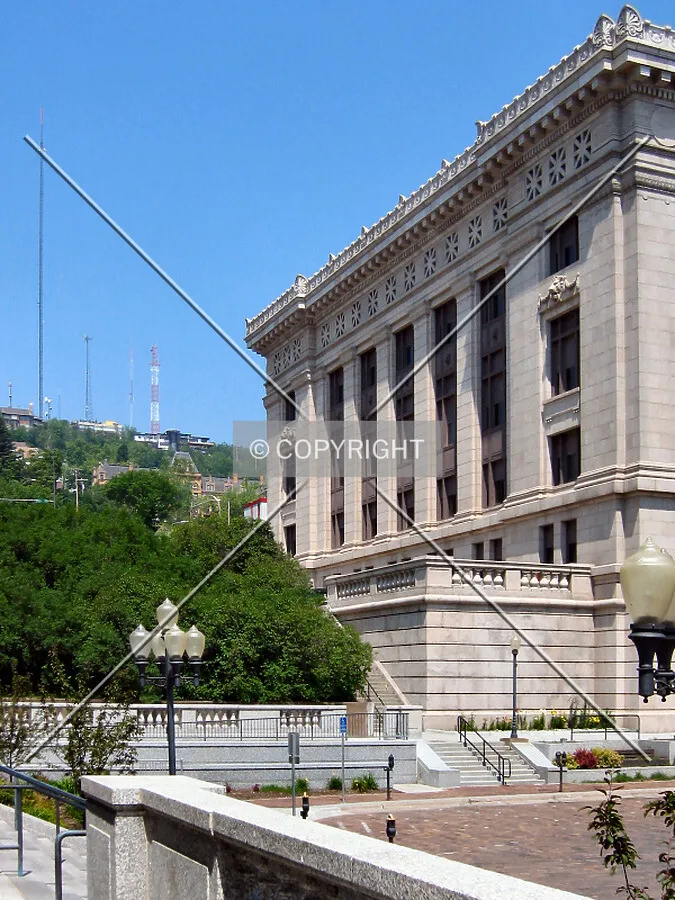 View to the north from the Federal Building