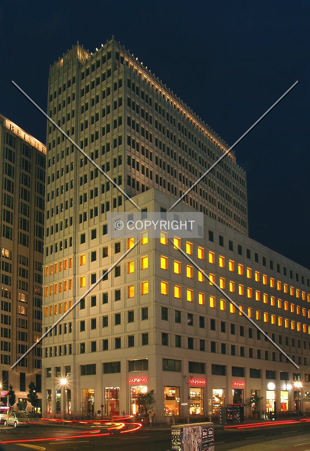 A view from across the street in Potsdamer platz