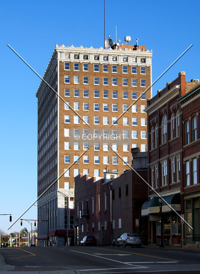 View from the northwest on Washington Street
