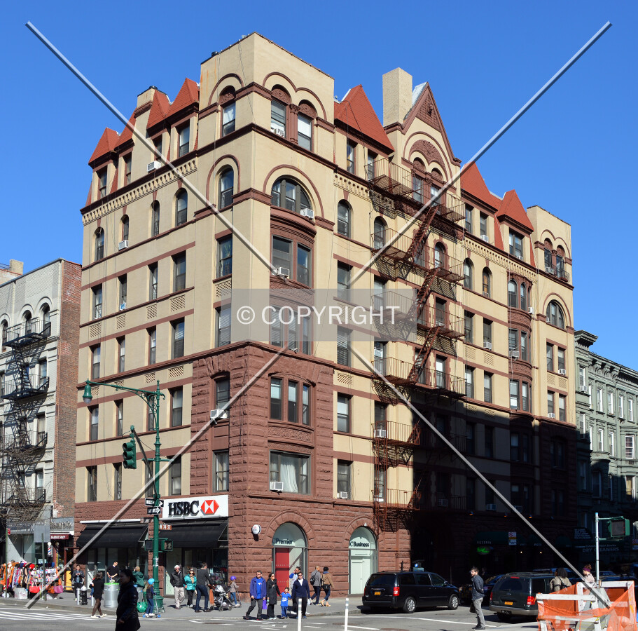 View from the southwest at 74th Street and Columbus Avenue