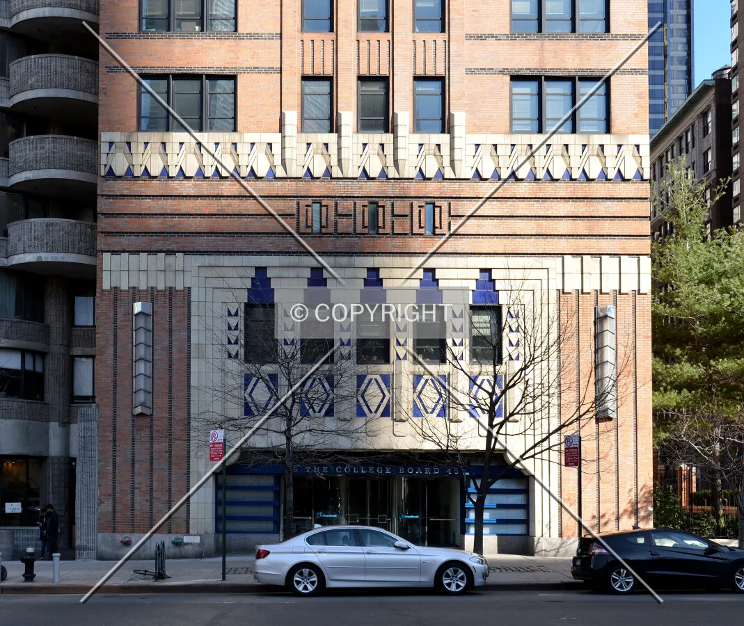View from the northwest on Columbus Avenue