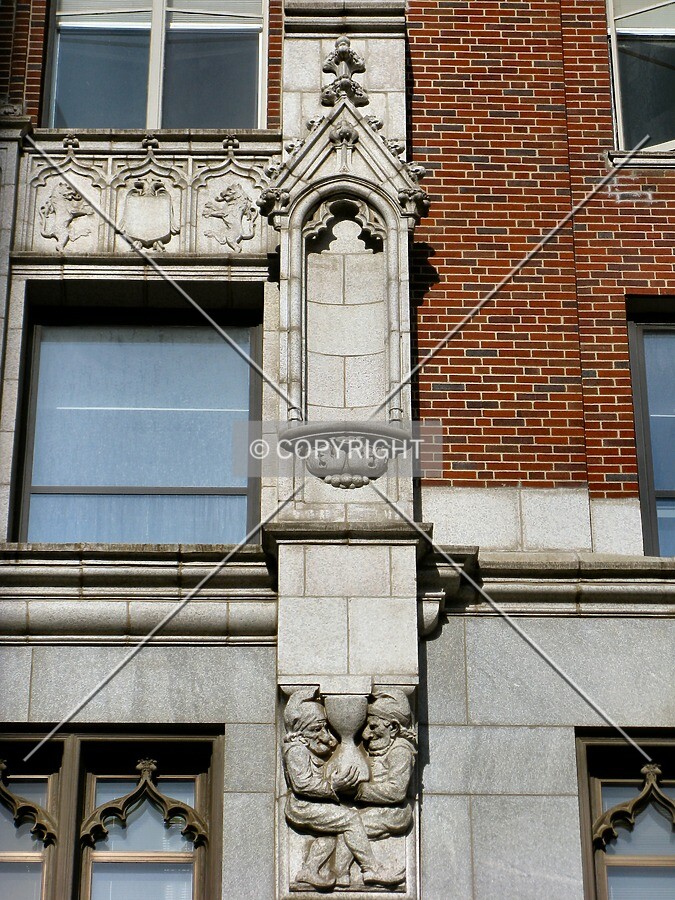 Facade detail along 6th Avenue