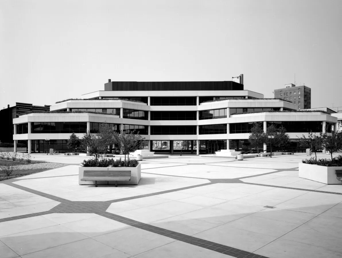 Vintage view from the northeast