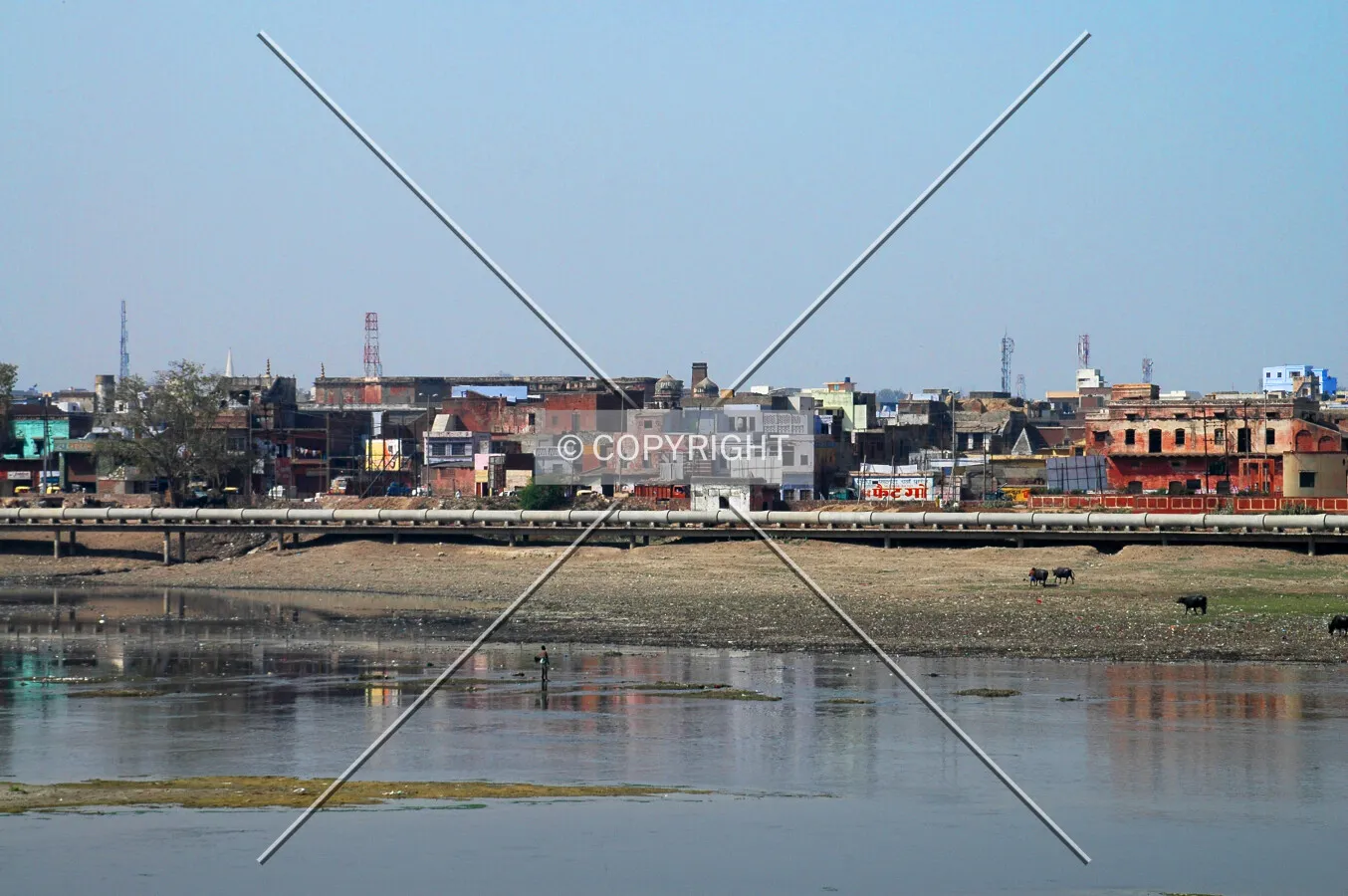 Yamuan River and Old Town skyline