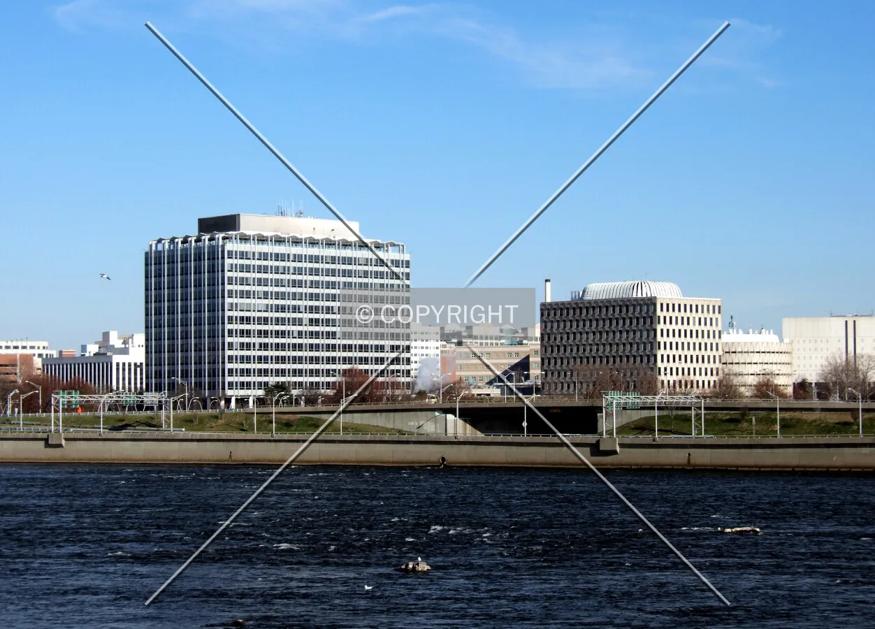 View from the southwest across the Delaware River