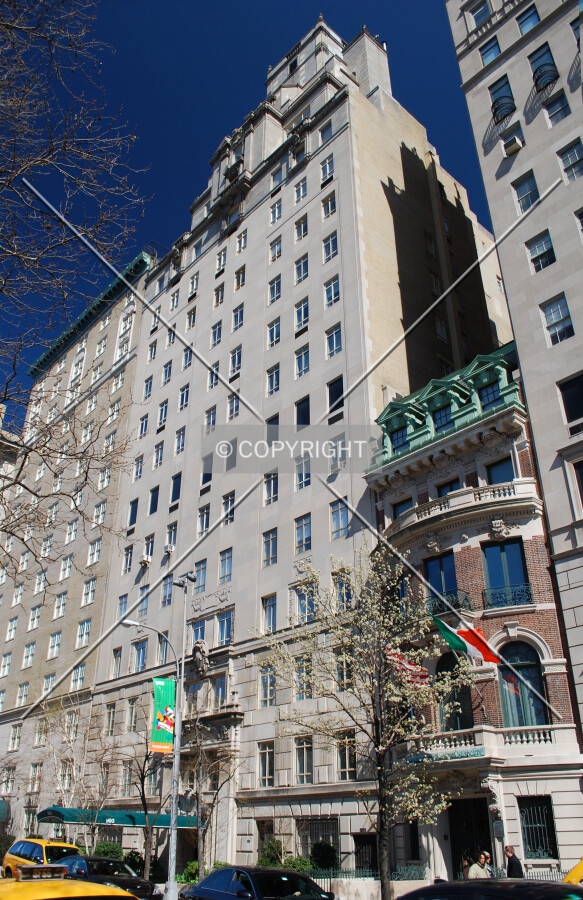 Viewed along 5th Avenue