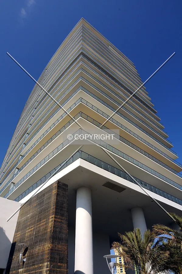 Looking up from the southeast
