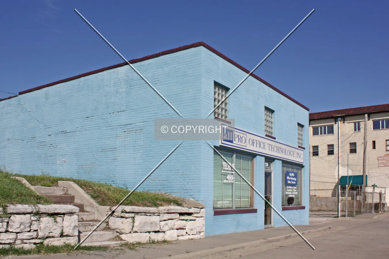 View from the southwest