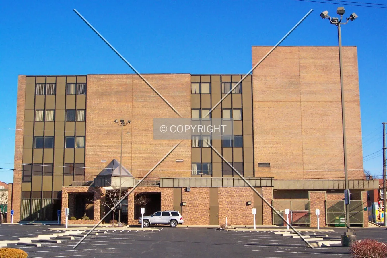 Rear view from the south; February 24, 2006