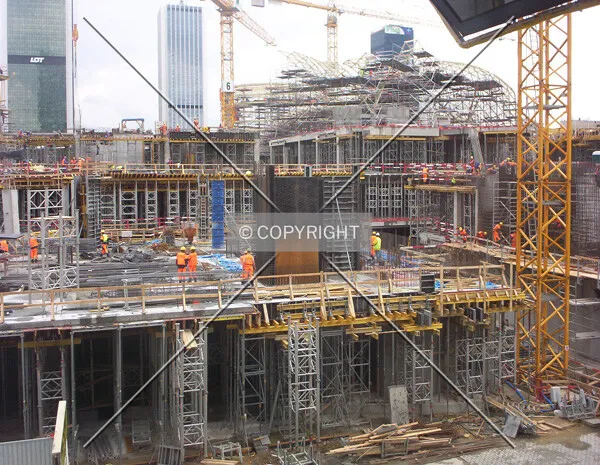 Looking down to the central part of the complex from City Center department store