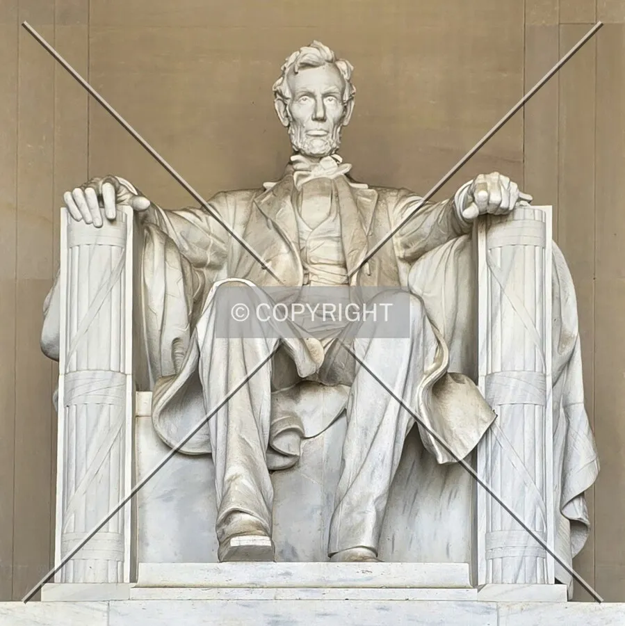 Close-up of the statue, Sunday, April 13, 2025