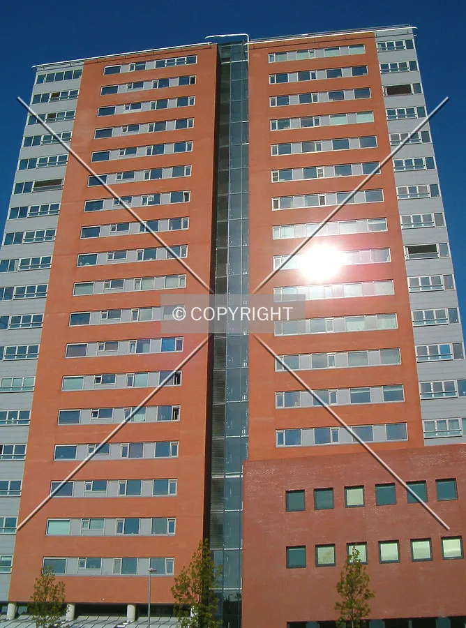 Looking up from Marwixkade