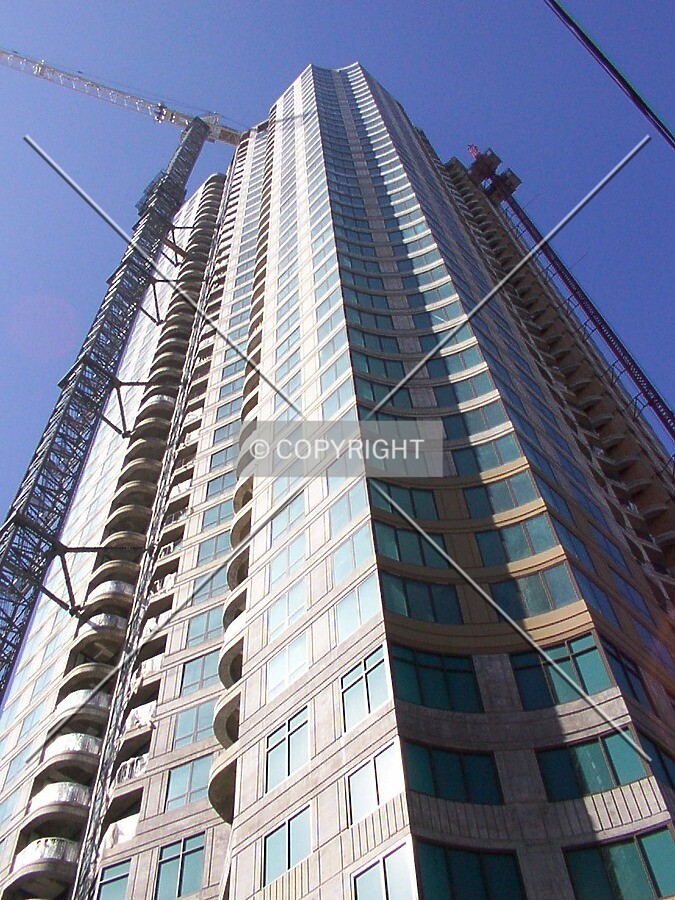 Looking up from LaSalle Street