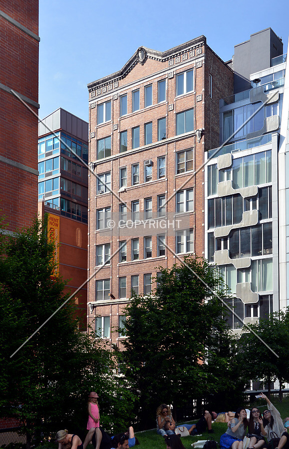 View from the southeast on the High Line