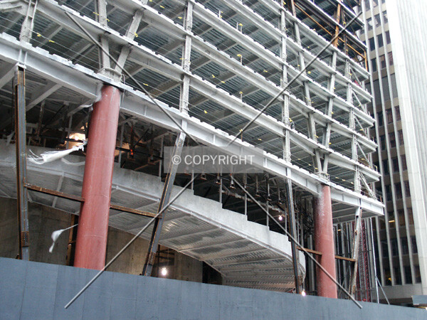 Lower floors on the west side