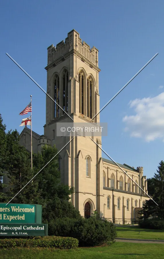 Bell tower and west facade