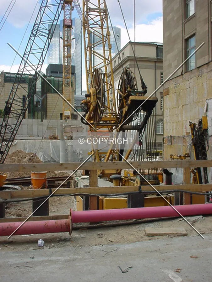 Foundation work began