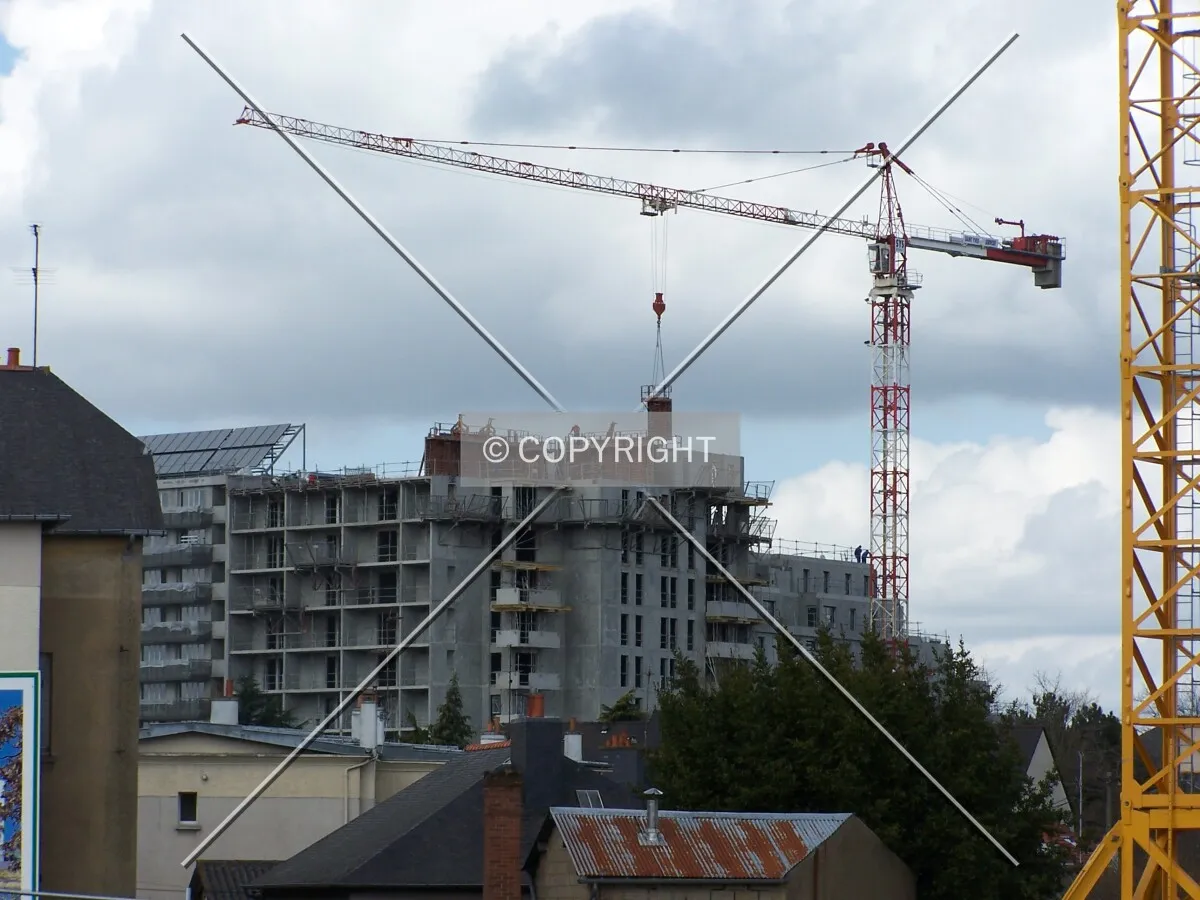 Aperçu du chantier depuis le Boulevard Villebois-Mareuil