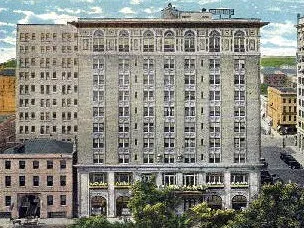 Vintage view from the northeast