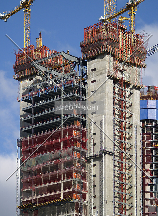 Top floors as seen from the southeast