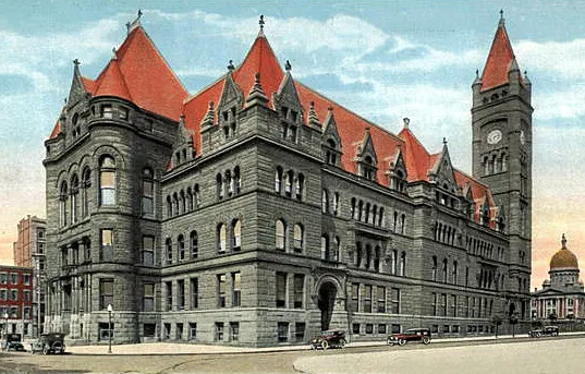 Vintage view from the southwest