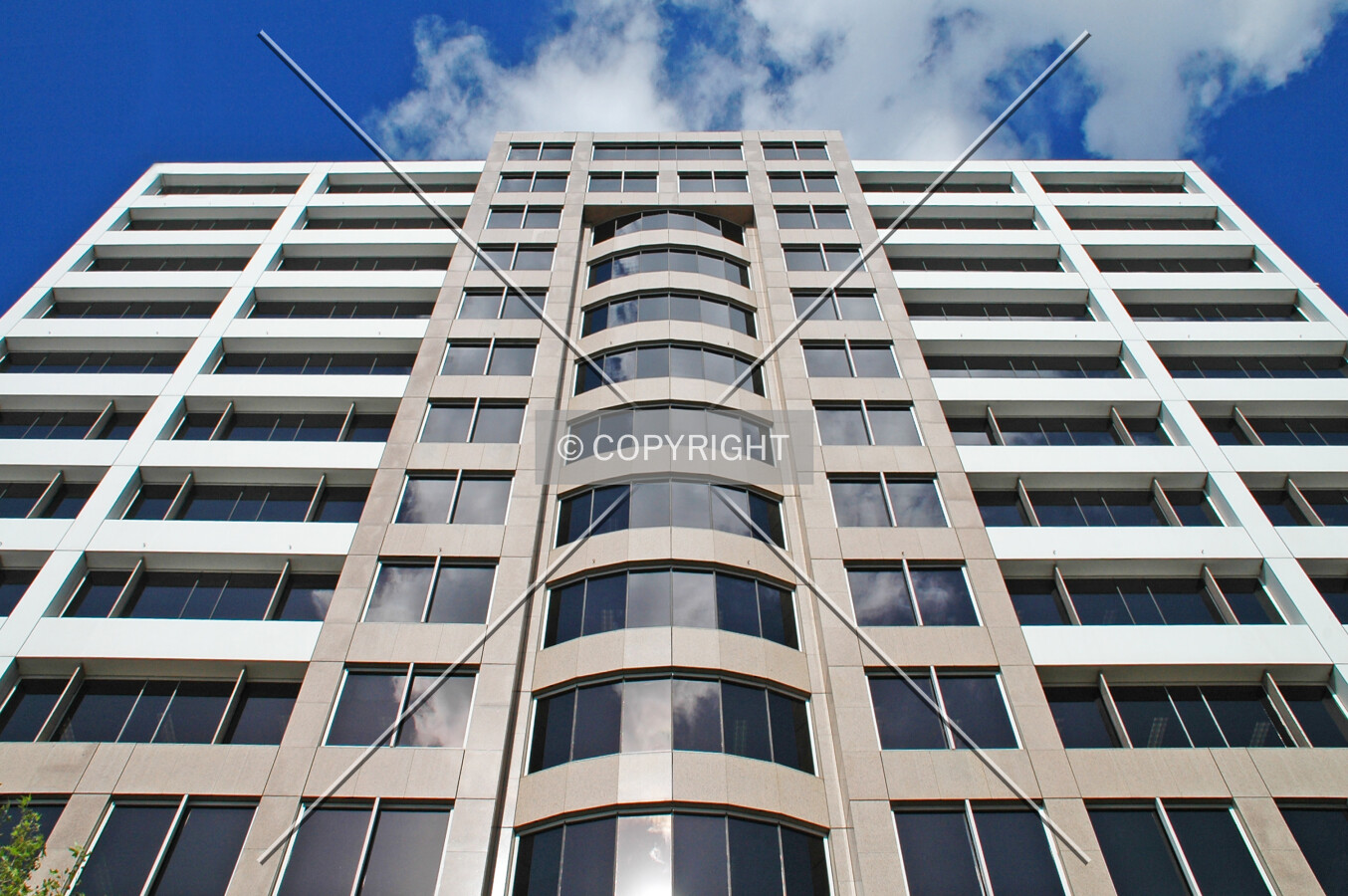 Looking up the west side