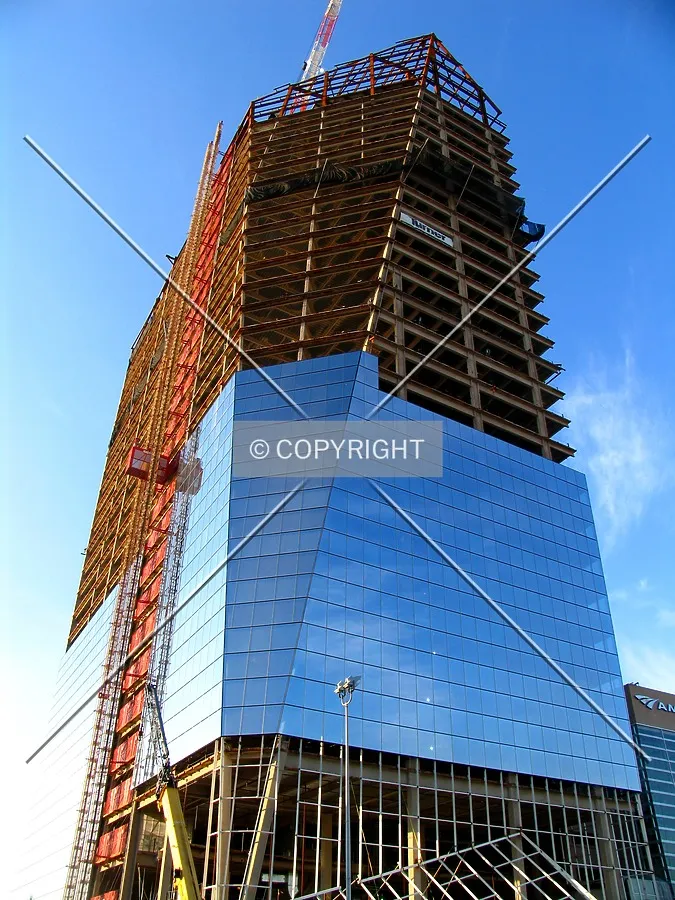 Looking up from the southeast