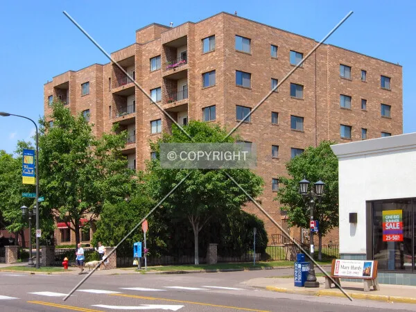 View to the northwest from Grand Avenue