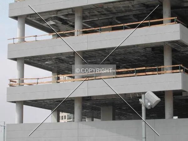 View of the building facade