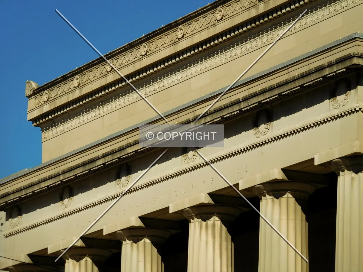 Western facade detail