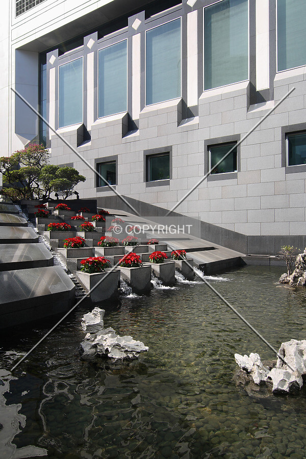 Garden at the base