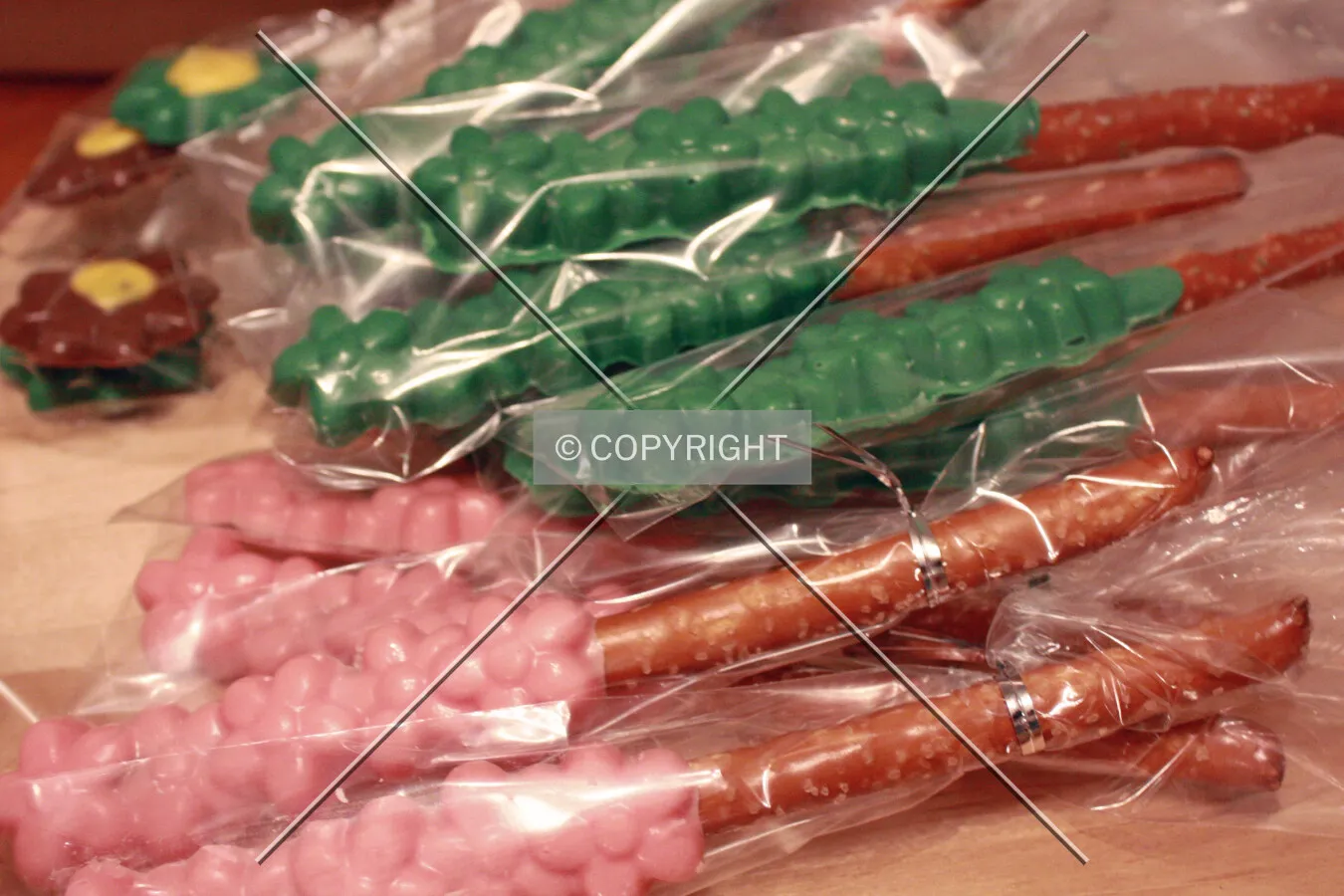 Homemade candies packaged for sale