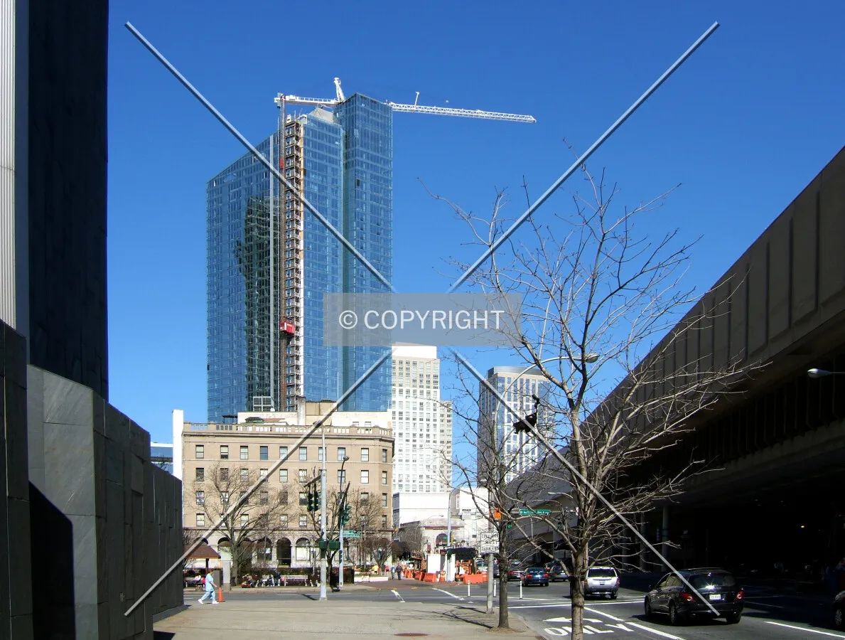 View from the west at Grove Street