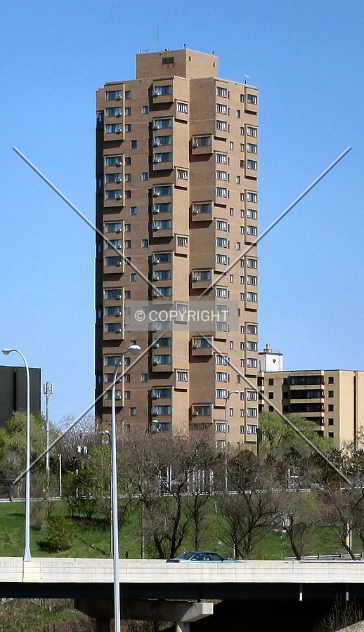 View to the east from 9th Street South