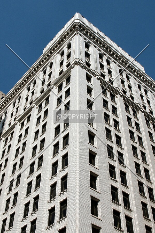 Looking up from North Robert/East 4th Street