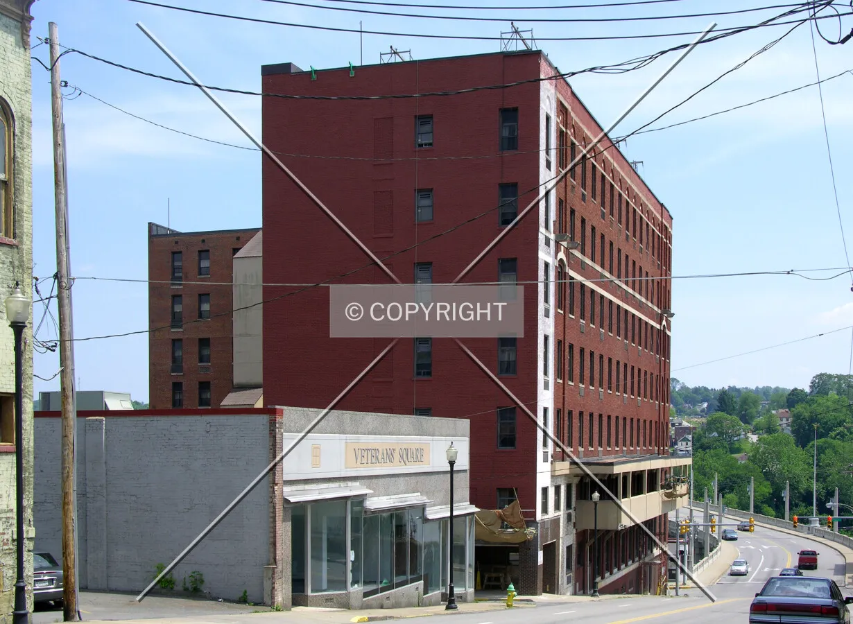 From Jefferson Street to the northwest