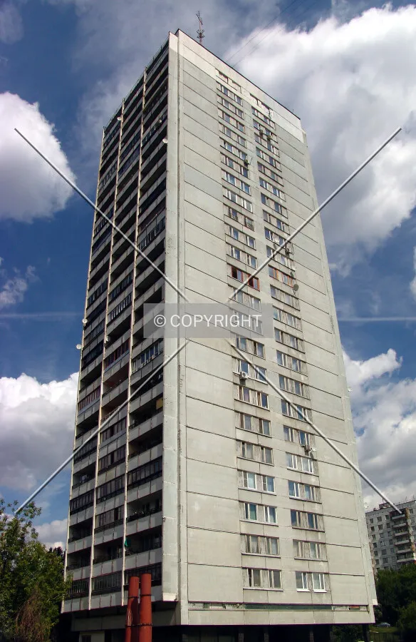 Looking up from the south