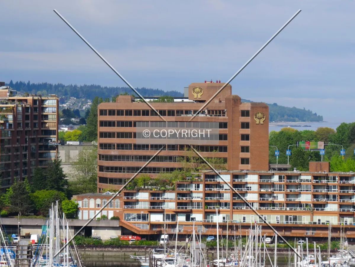 View to the west across False Creek from the Granville Street Bridge