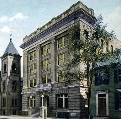Vintage view from the southwest