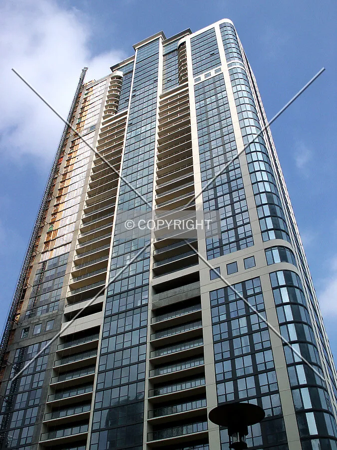 Looking up the south side
