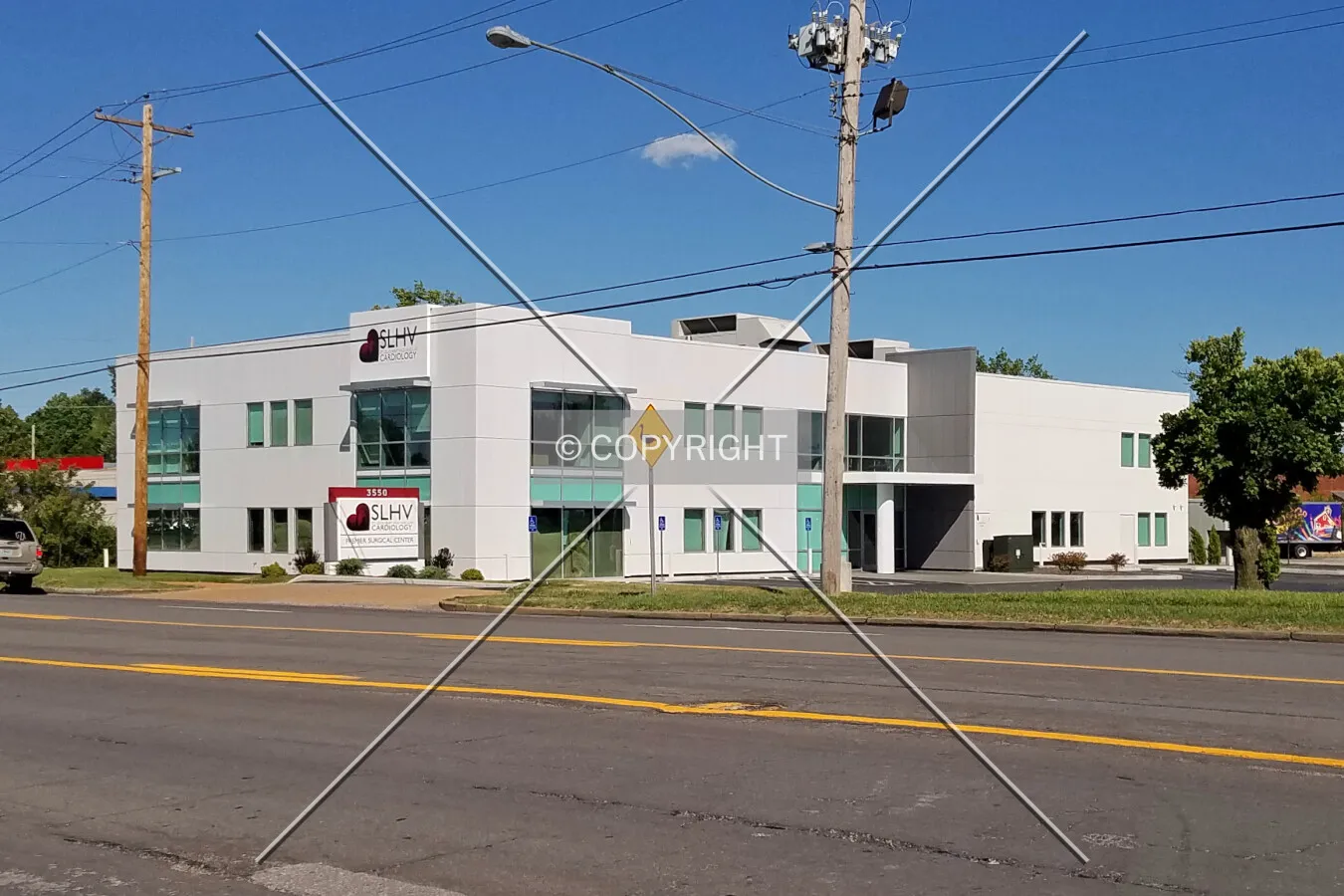 View from the northwest; June 25, 2017