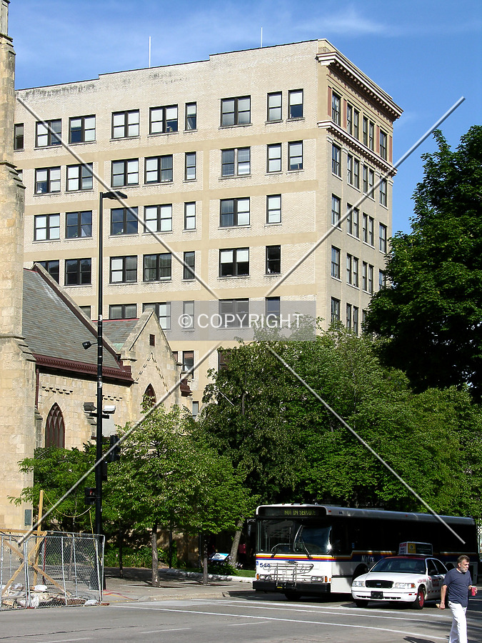 Looking north from North Carroll Street