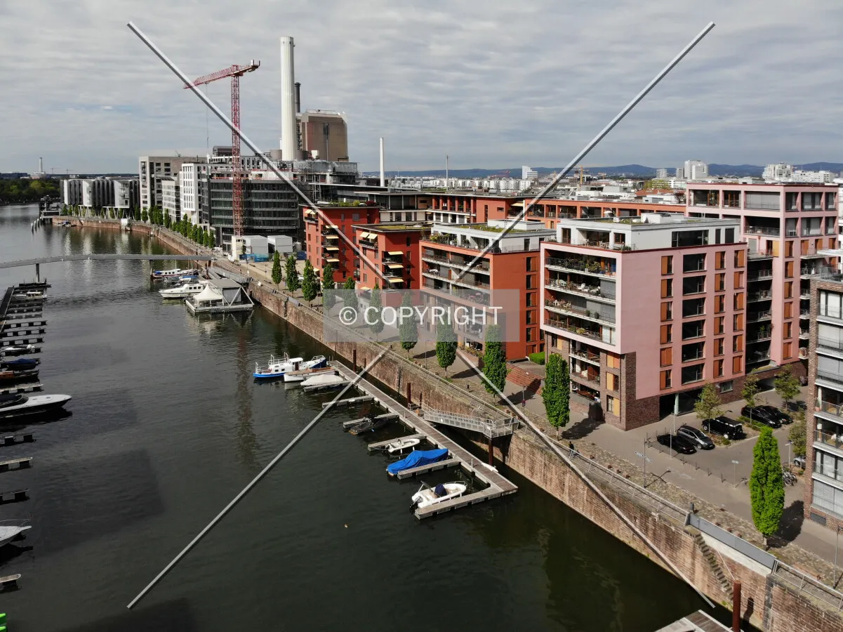Buildings at Westhafen Frankfurt