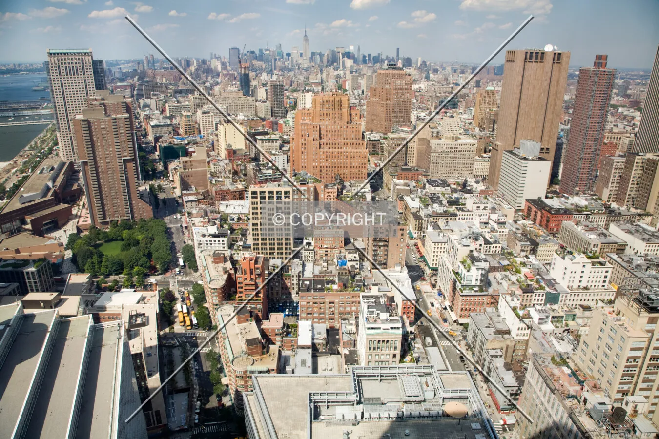 Looking north from 7WTC