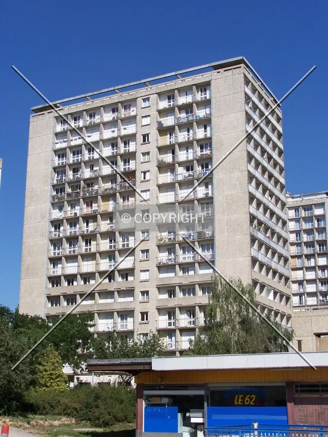 Angle sud-ouest vu depuis la Dalle Kennedy