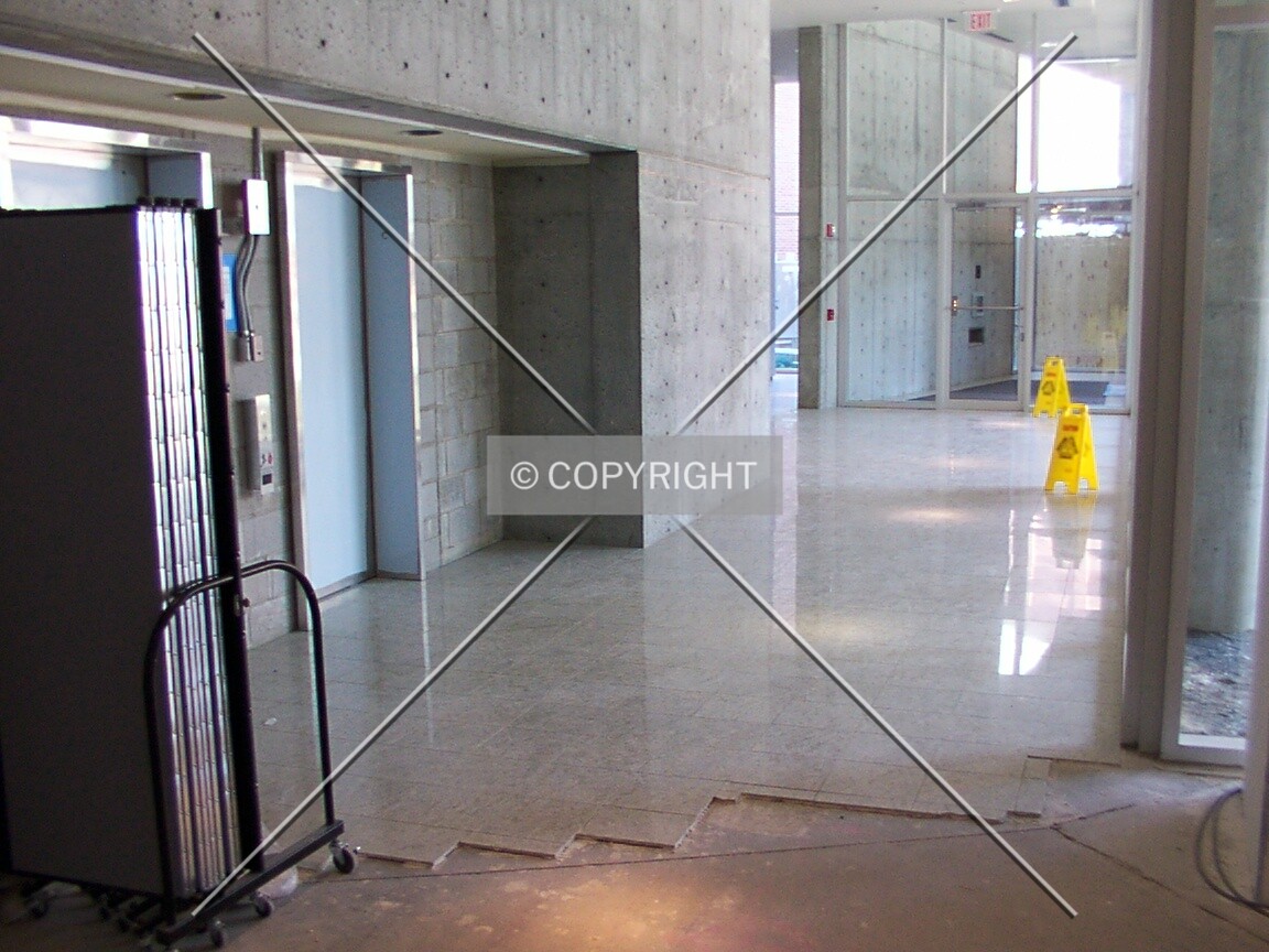 Lobby, looking east