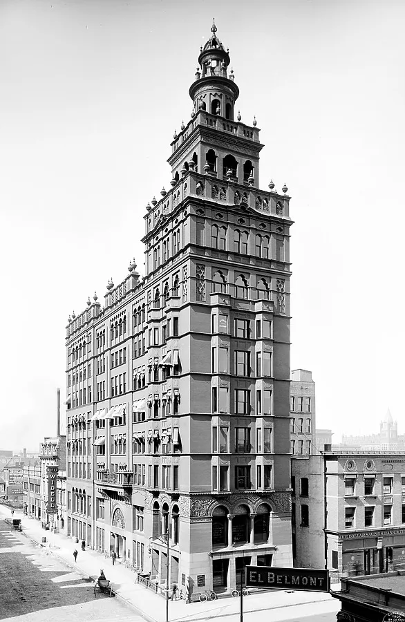 Vintage view from the northeast