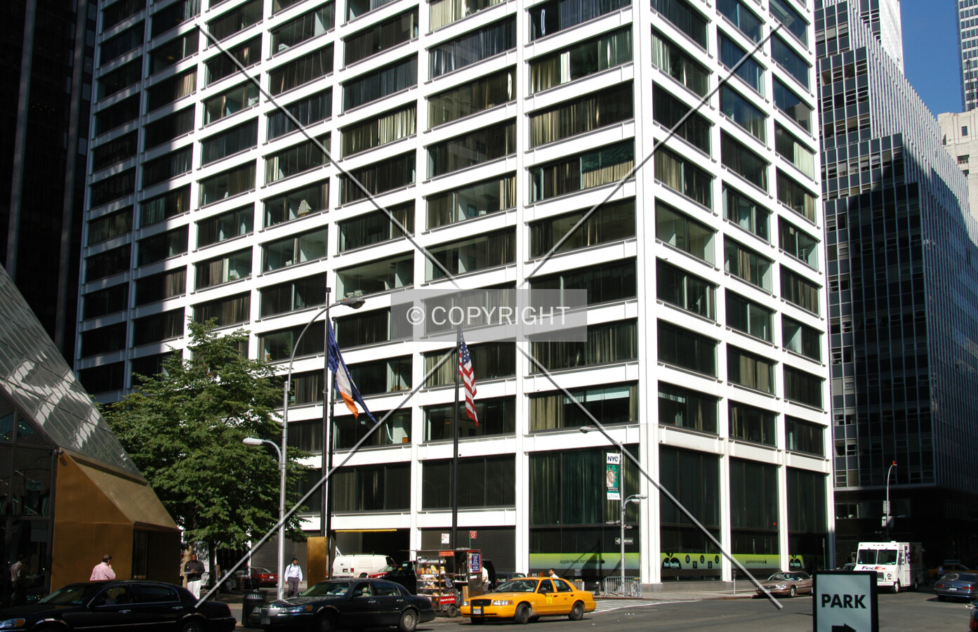 View from the northeast