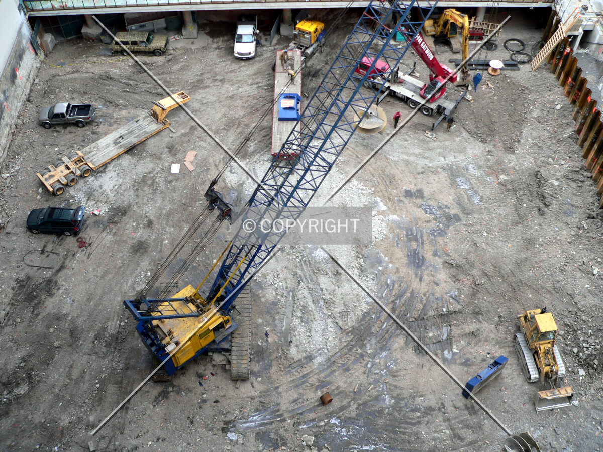 View from the 10th floor of an adjacent parking structure
