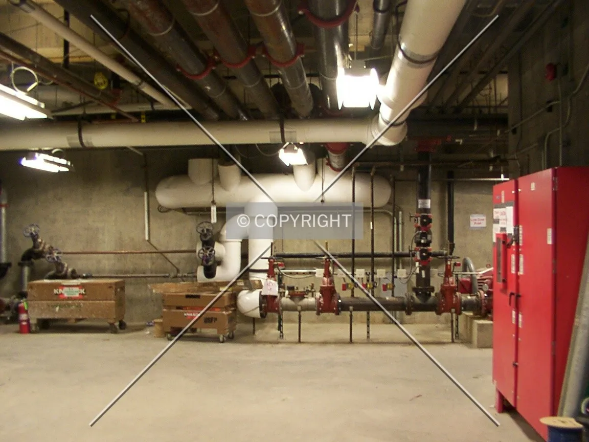 Fire pump room